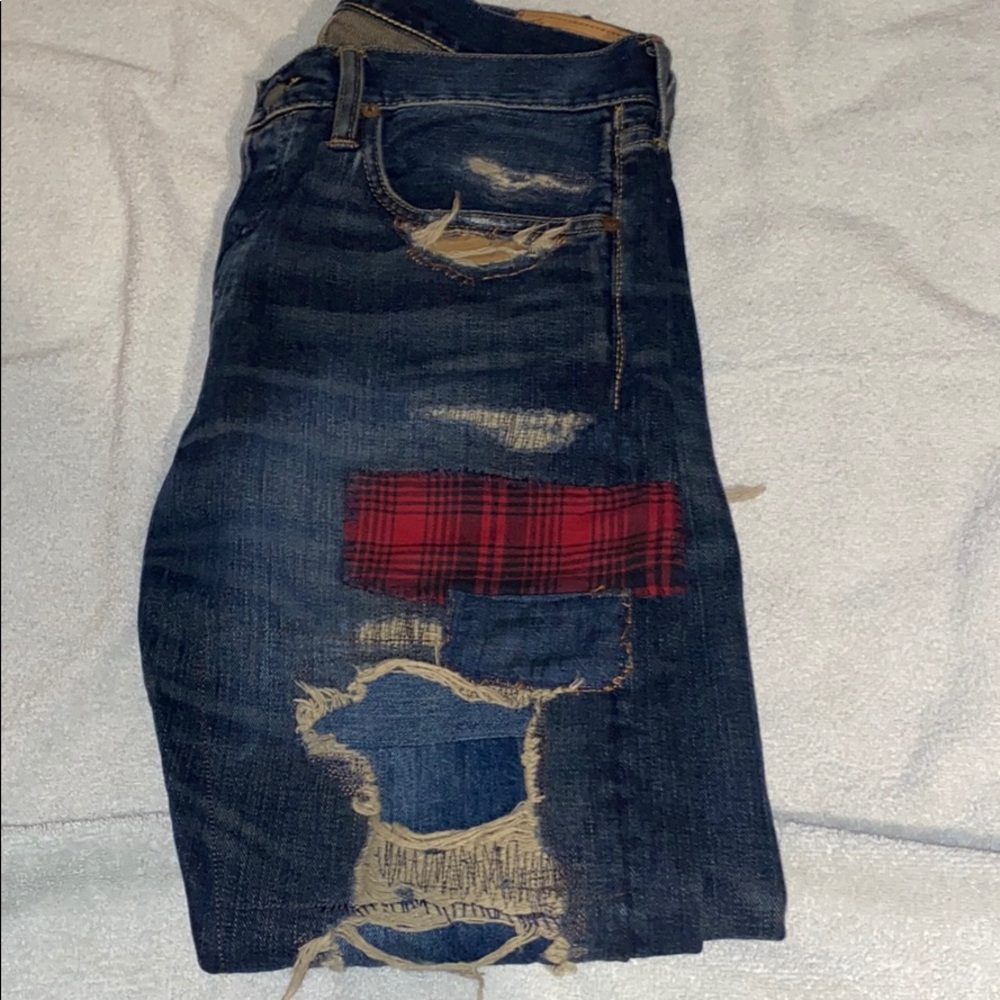 Polo Ralph Lauren Distressed Patch Jeans